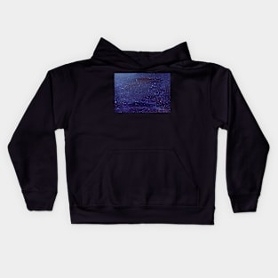 Purple Night Sky Kids Hoodie